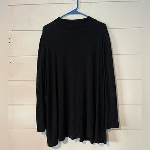 Plus size black long sleeve top size 22/24 by Lane Bryant